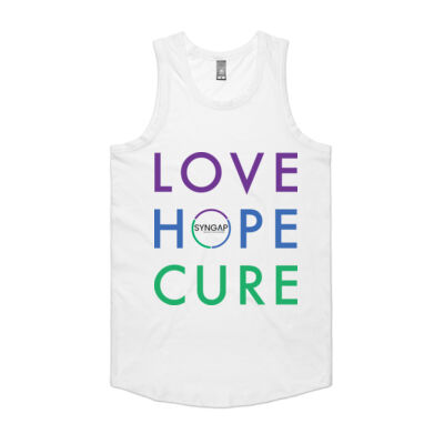 Love hope cure syngap1 mens singlet Thumbnail