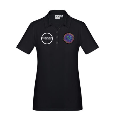 Syngap heart womens polo Thumbnail