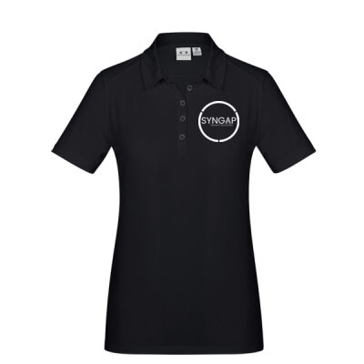 Syngap Research Fund Australia white logo womens polo Thumbnail